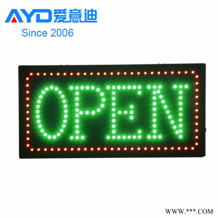 供应爱意迪招牌椭圆形LED招牌LED发光字超薄灯箱图3