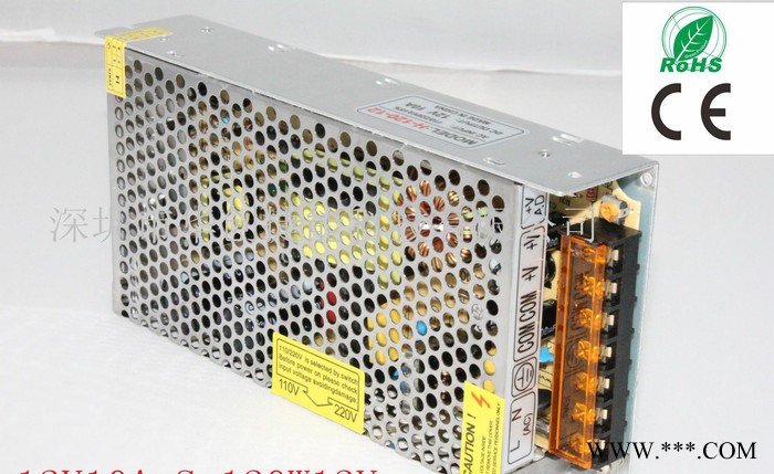 12V 开关电源 12V10A LED发光字电源 灯条电源图2
