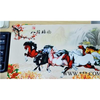 玻璃数码印花机/不限材质uv平板喷绘机/防水烤漆板打印机