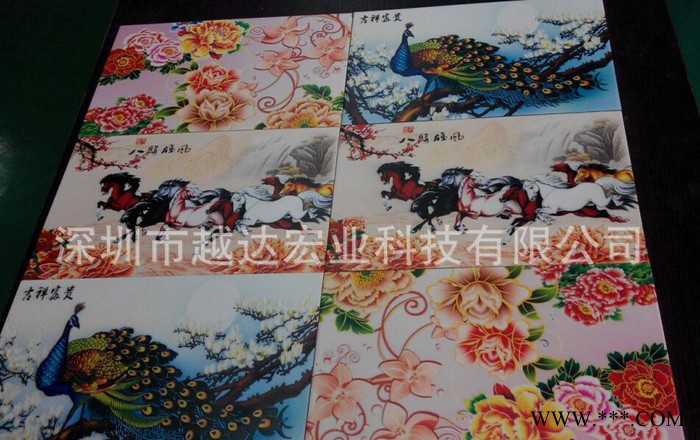 深圳装饰钟表画UV印刷机，小型拼图画喷绘机，万年历打印设备图1