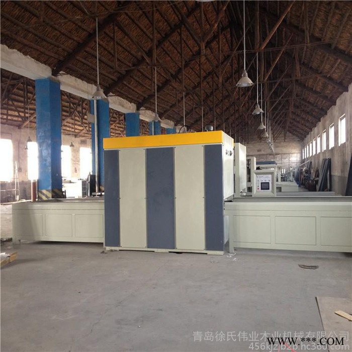 自动覆膜机全自动真空吸塑机移门吸塑橱柜门吸塑机双工位覆图1