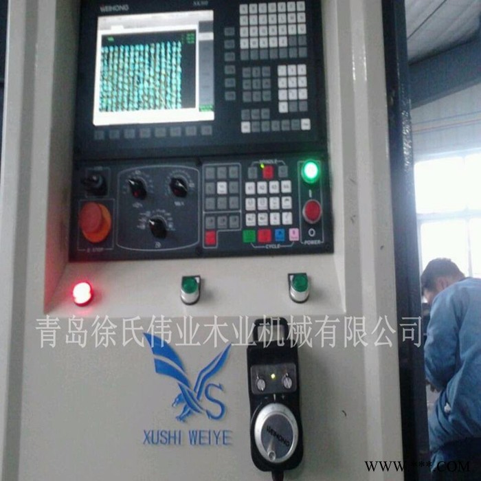 直销橱柜门加工中心，木工家具加工中心，高效率全自动真空吸塑机图1