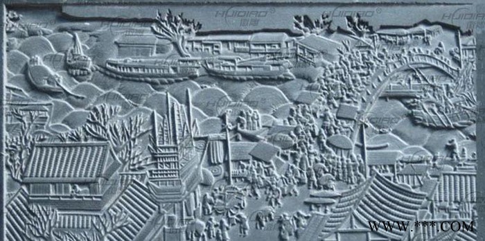 hd1325玻璃雕刻机  界碑制作 里程碑石材重型雕刻机图2