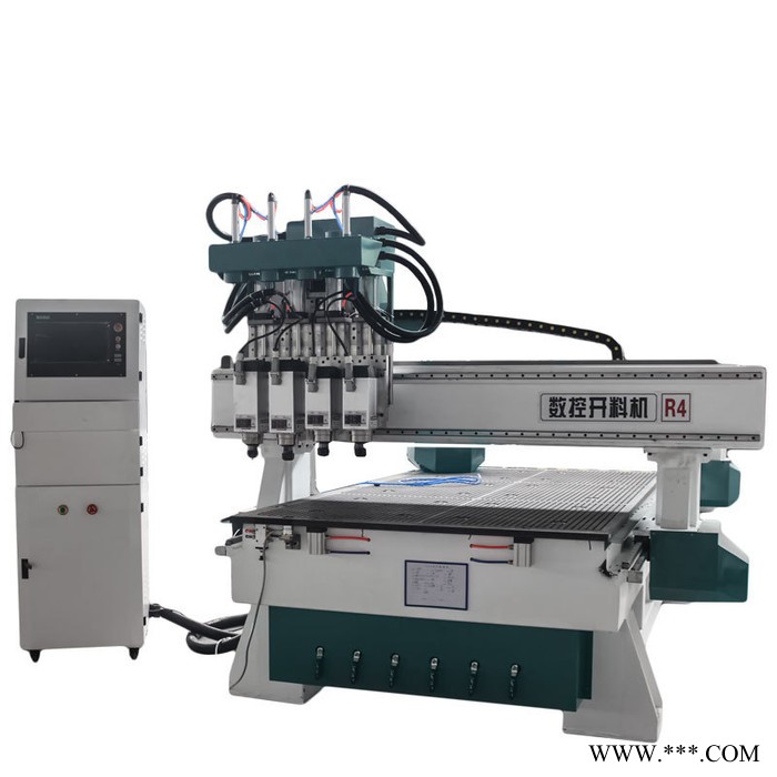 板式家具木工开料机中工四工序数控开料机多功能全自动木工雕刻机图2