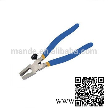 乐铭鑫MDQ11实用 DIY工具尖嘴钳平口五金玻璃工具钳子1325木工雕刻机瓷砖五金加工多功能工具玻璃钳子图1