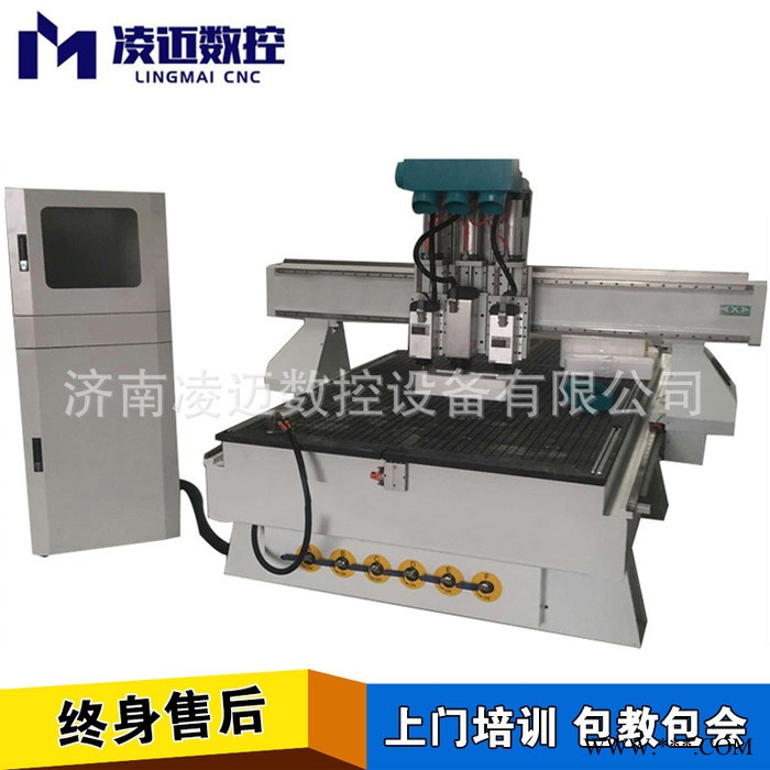 玻璃门吸塑门专用三工序雕刻机开料机/三工序数控雕刻机图2