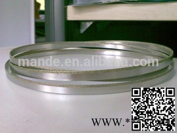曼德MD9413金刚石工具曲线锯锯条不锈钢佛珠机木工雕刻机数控不锈钢无焊接口五金电动工具配件金刚石带锯条图2