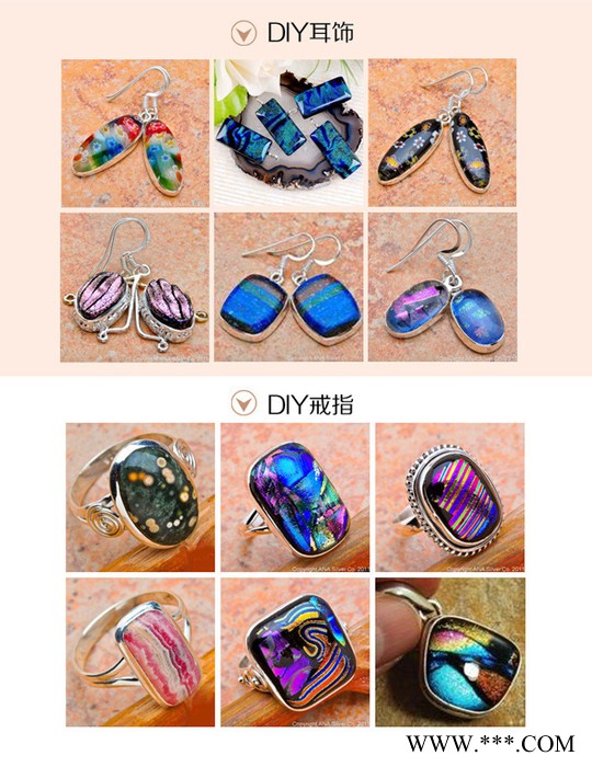 曼德1707021-2 DIY工具小窑炉加圆衬纸 微波窑炉 热熔彩色玻璃熔化窑炉 饰品DIY手工制作图4