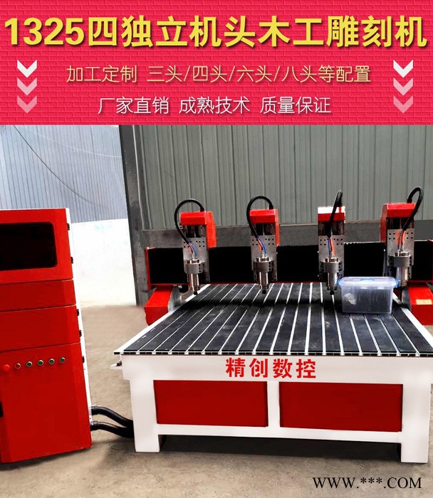 济南东方伟业1325木工雕花浮雕镂空雕刻机 做家具的机器 石材木头开料机操作视频 寿材金属刻字机图2