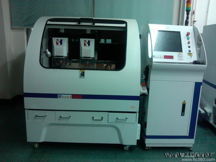 供应恒远数控HY50I-2恒远双头手机玻璃雕刻机图1