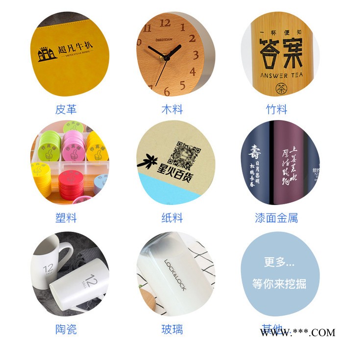雕将K5 微型激光雕刻机 小型激光打标机 家用迷你刻字机 木头纸片皮革竹材塑料剪纸等都可以雕刻图1