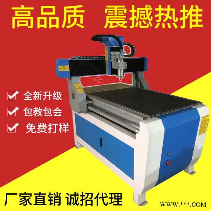 6090小型木工雕刻机竹子代木模具雕刻机工艺品精雕机图2