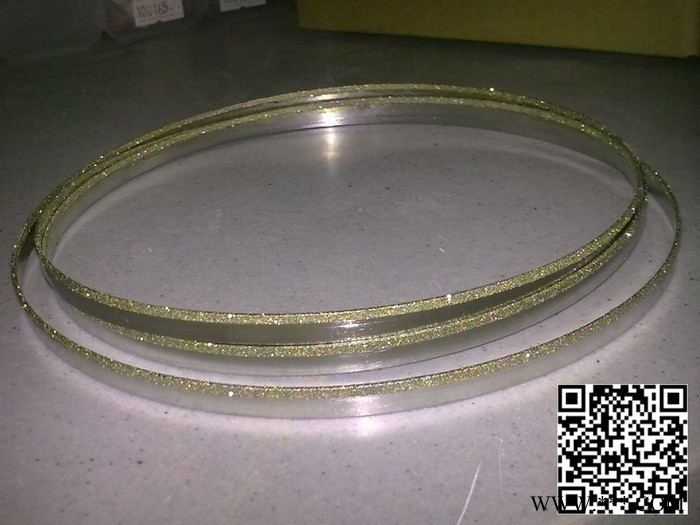 曼德MD10512金刚石工具不锈钢无缝环形带锯刀片木工雕刻机魔术锯金刚石带锯条切割玻璃水晶石材适用锯条图1