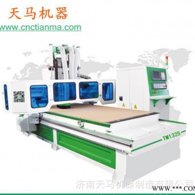 橱柜门数控雕刻机 板式家具木工雕刻机 开料机排钻 木工生产线