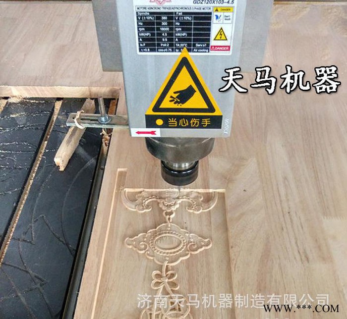 三工序自动吸尘全能木工雕刻机-广告切割镂空刻字机械-图3