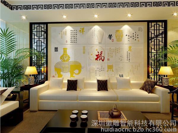 玻璃背景墙雕刻机,亚克力装饰墙雕刻机_电视背景墙雕刻机价格图1