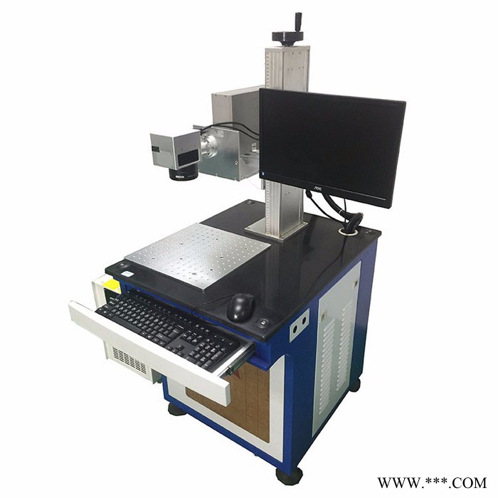 UV紫外激光打标机光纤3W/5W小型金属二维码玻璃刻字机手机壳雕刻机不锈钢激光打标机图3