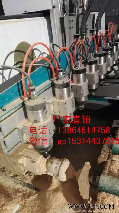华洲数控圆雕雕刻机 木工雕刻机厂家图2