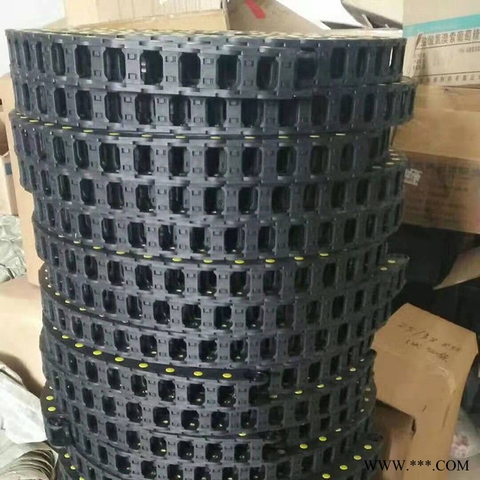 航润 塑料拖链 工程桥式全封闭坦克链 雕刻机耐磨电缆穿线尼龙拖链图3