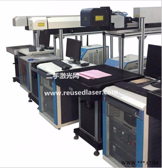 二手大族二氧化碳激光打标机100w CO2激光刻字机转让价格图1