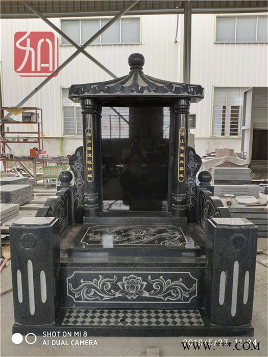 周边加工家族墓碑 手工机雕工艺 墓碑石材雕刻机图2