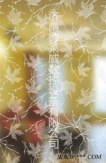 山西运城玻璃雕花机，玻璃图案雕花机，玻璃刻字机**图6