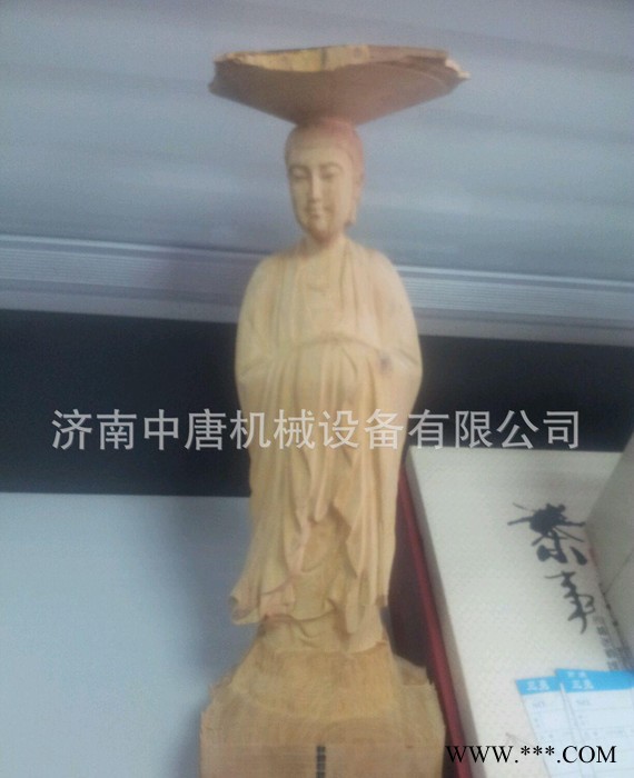 360度旋转四轴木工雕刻机 立体人物像雕刻机图1
