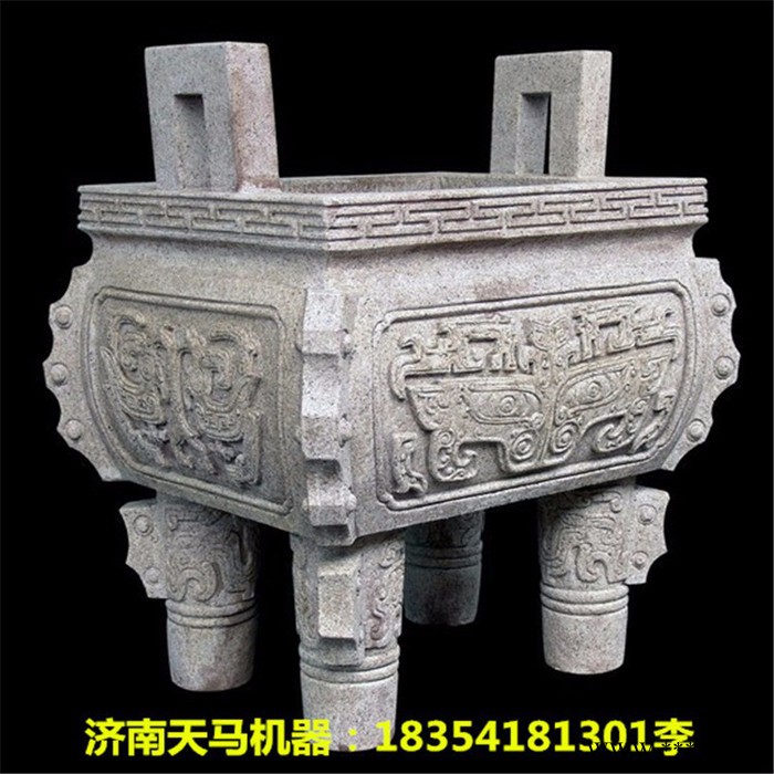 天马石材雕刻机  石材罗马柱加工 石棺雕刻机图5
