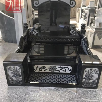 福建家族墓碑 木质包装箱 墓碑石材雕刻机价格