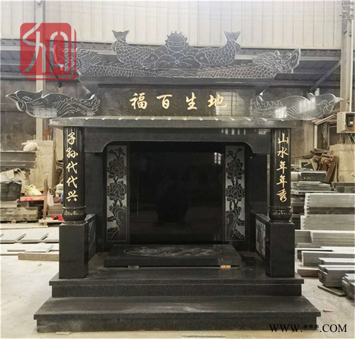 贵州订做家族墓碑 手工机雕工艺 墓碑石材雕刻机价格图4