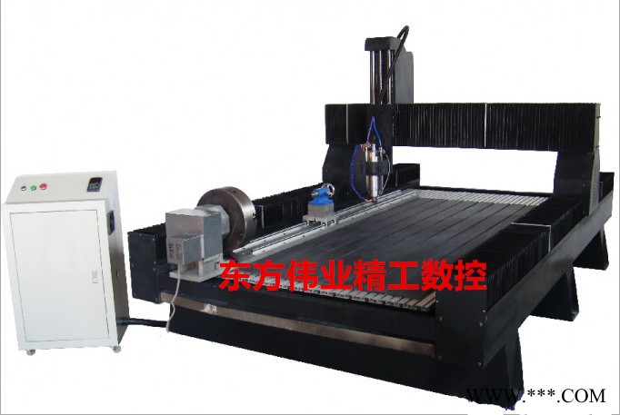 CE认证，东方伟业1325电动数控石材雕刻机，大理石墓碑刻字，砂岩浮雕图1