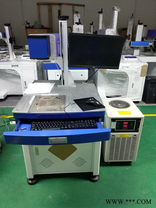 二氧化碳激光打标机非金属木材皮革塑料雕刻字机CO2图1