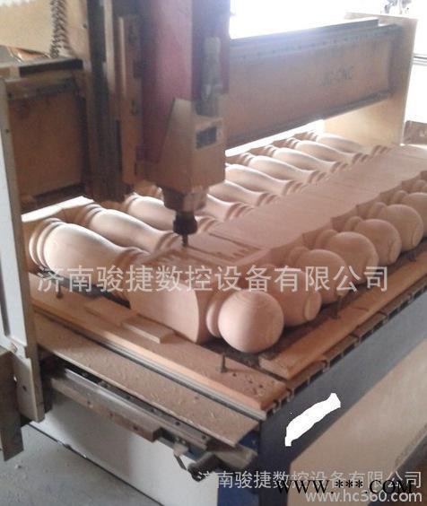 捷刻品质雕刻机楼梯扶手圆柱雕刻机 一拖八三维立体木工雕刻机火图2