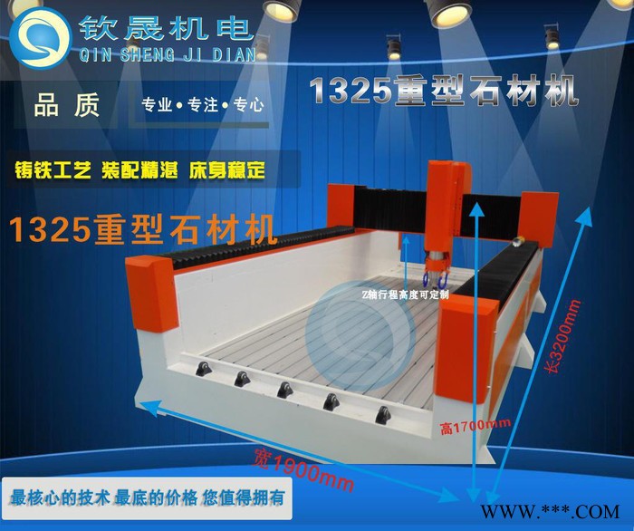 /大型重型石材雕刻机/保丽龙雕刻机/大理石墓碑背景墙图1