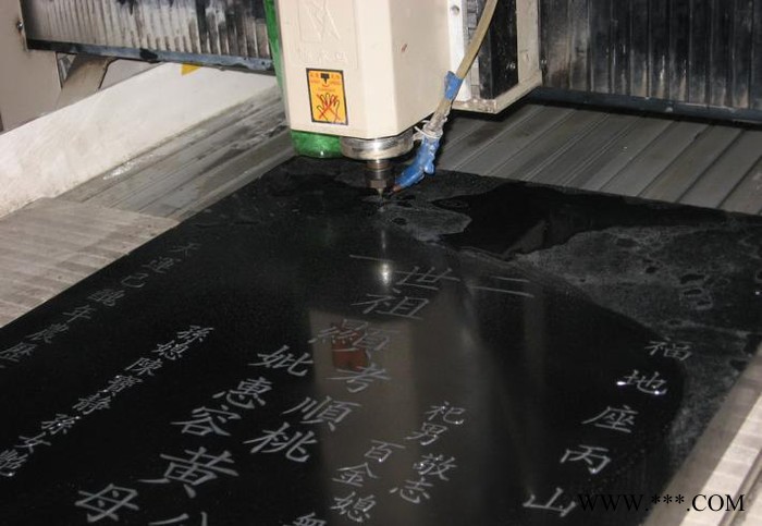 河北灵寿大理石墓碑加工设备 MK-1325T石材雕刻机 济南图2