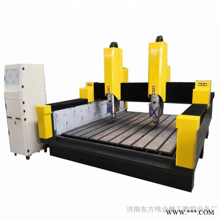 双头重型石材雕刻机价格 济南卖石材雕刻机的厂家 多头石材雕刻机器图4