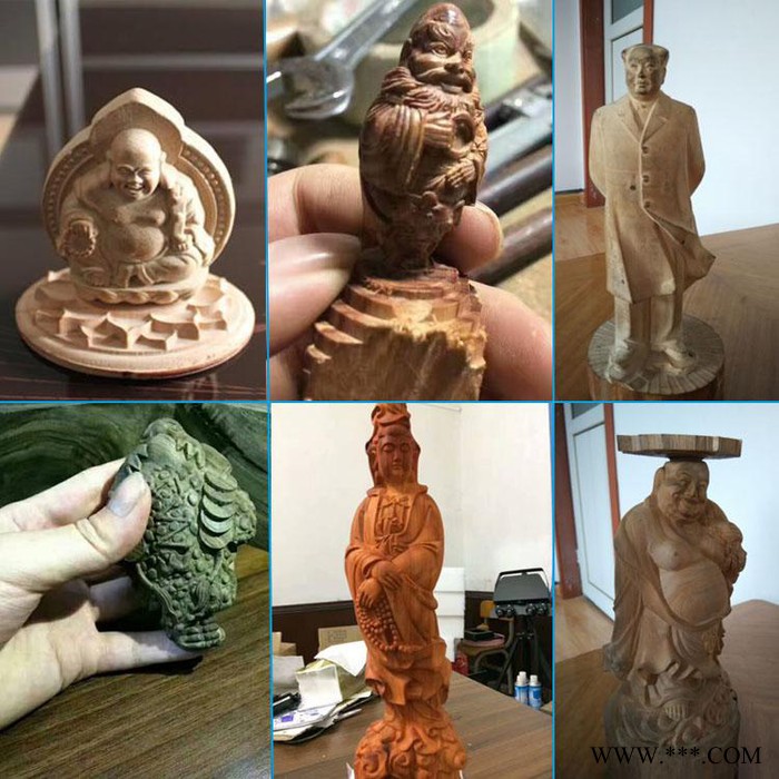 双头立体雕刻机 双头石狮子雕刻机 五轴数控图1