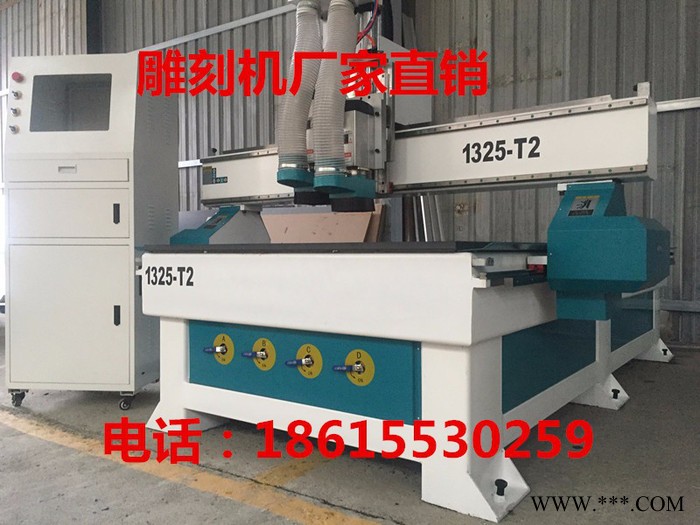 1325木工雕刻机、木门、家具、橱柜门雕刻机、济南木工雕刻机 木工机械自动下料自动换刀三工序数控开料机济南同成数控图3