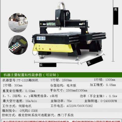 tiger tec/帕特机械1325木工雕刻机迷你字高光机厂家发货