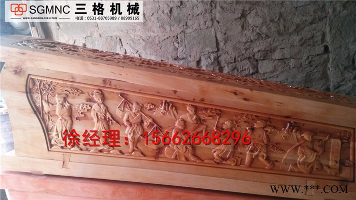 南昌选择三格棺材木工雕刻机,弯度棺材雕刻机图2