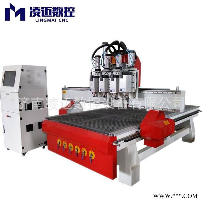 双工序木工雕刻机LM-1325 可定制型双头三头四头数控雕刻机图3