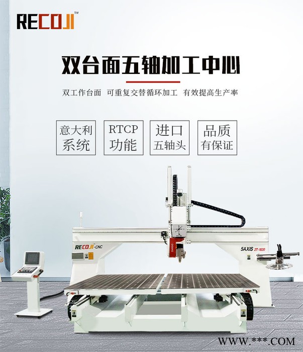 木工模具 五轴联动加工中心雕刻机机床 专业五轴联动数控制造商图3