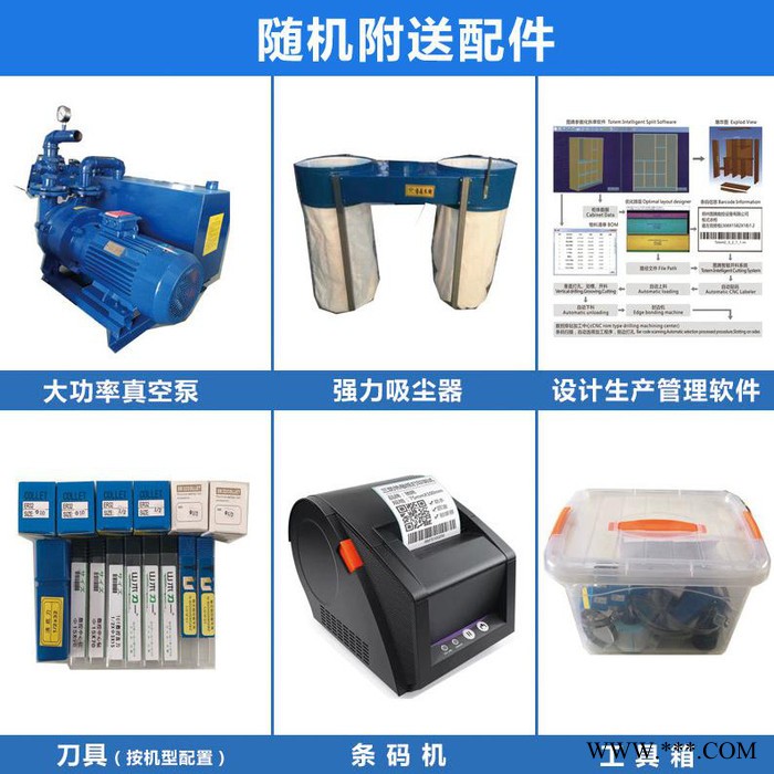 **木工雕刻机 四工序数控开料机 定制家具全自动木工开料机图2