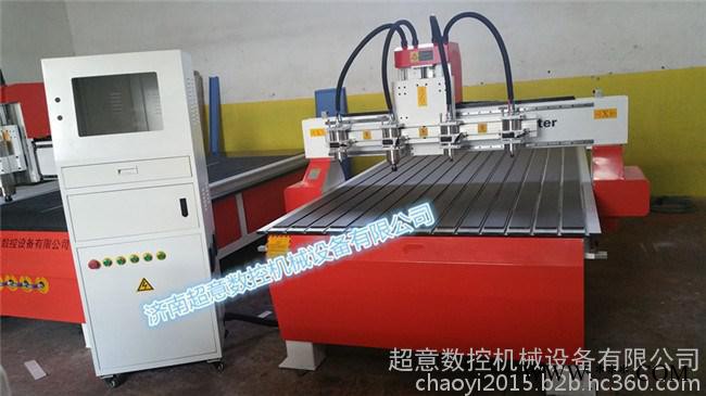雕刻机优惠，1325一拖四多主轴 独立电脑柜木工雕刻机，就选济南超意雕刻机！图2