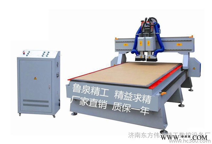 供应鲁泉精工LQ1325双头木工雕刻机,切割机,鲁泉精工雕刻机图2