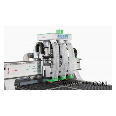 佛山厂家新俊XJ-1325D 双主轴自动换刀双工序木工雕刻机 四工序自动换刀雕刻机