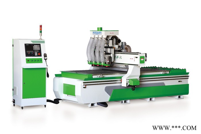 佛山厂家新俊XJ-1325D 双主轴自动换刀双工序木工雕刻机 四工序自动换刀雕刻机图8