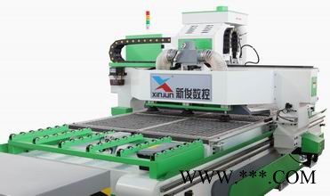 佛山厂家新俊XJ-1325D 双主轴自动换刀双工序木工雕刻机 四工序自动换刀雕刻机图3