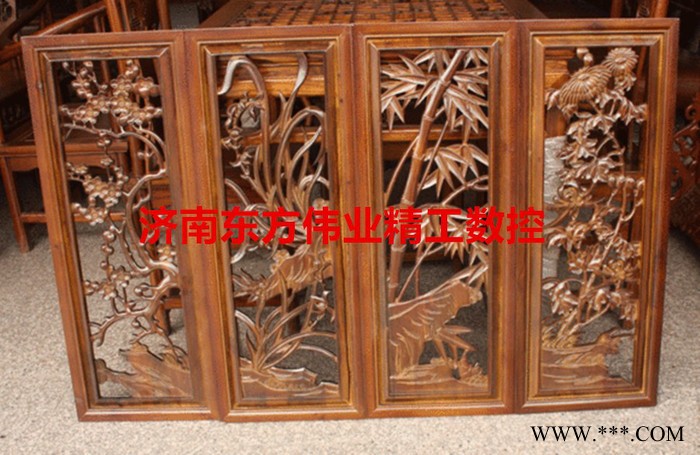 CE认证，东方伟业1325电动数控木工雕刻机，工艺家具浮雕，屏风镂雕图4