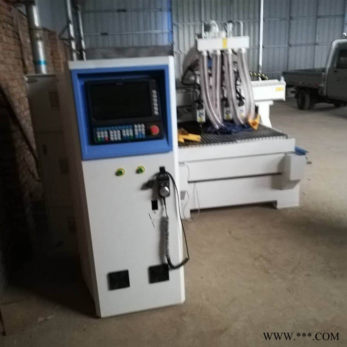 中旺全自动四工序雕刻机 板式家具雕刻器 板式家具开料机价格图4
